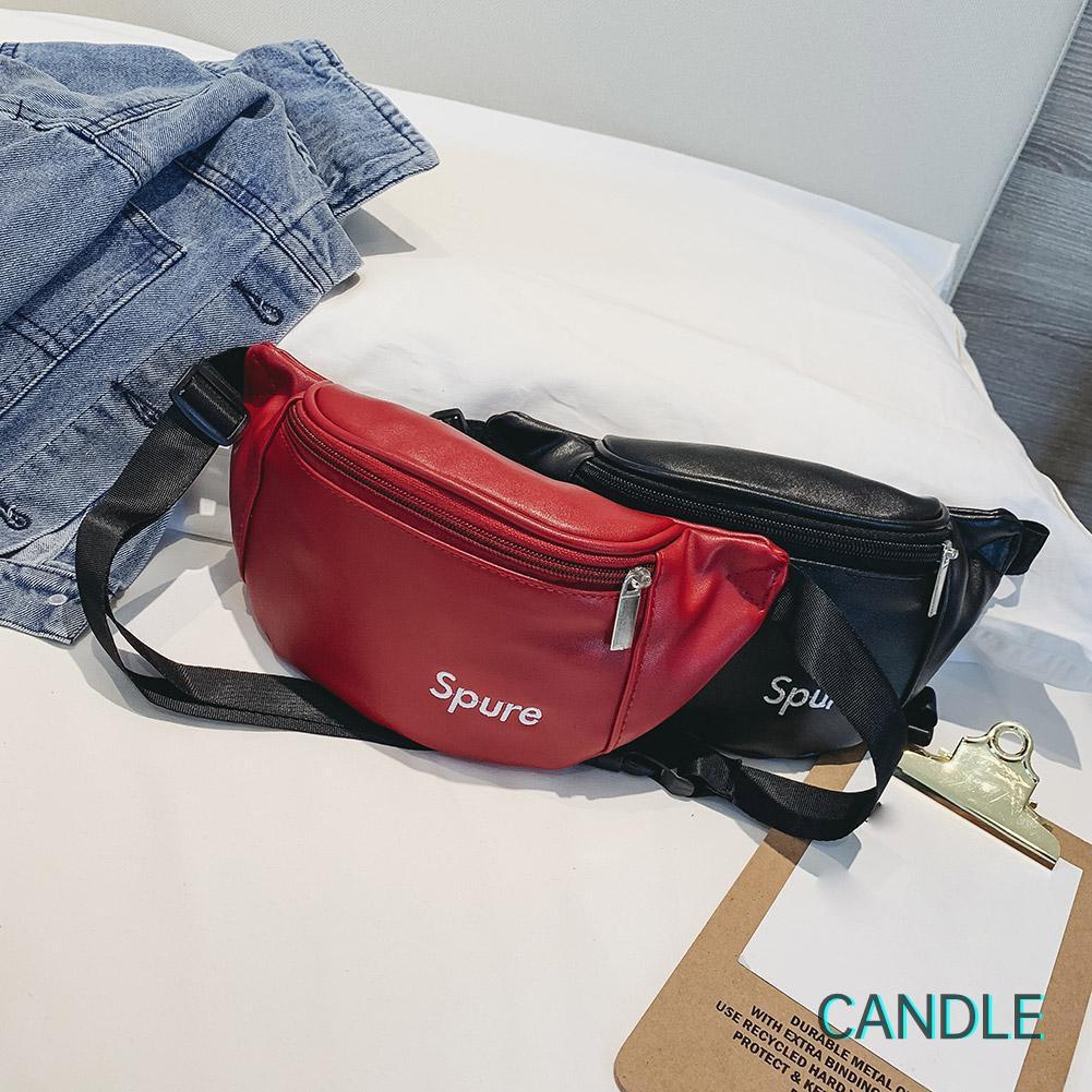 Túi Đeo Ngang Hông Chất Liệu Da Pu Unisex