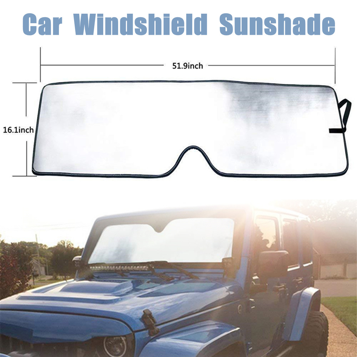 Mua Car Windshield Sunshade Reflective Sun Visor Protection Film For Wrangler  Jeep