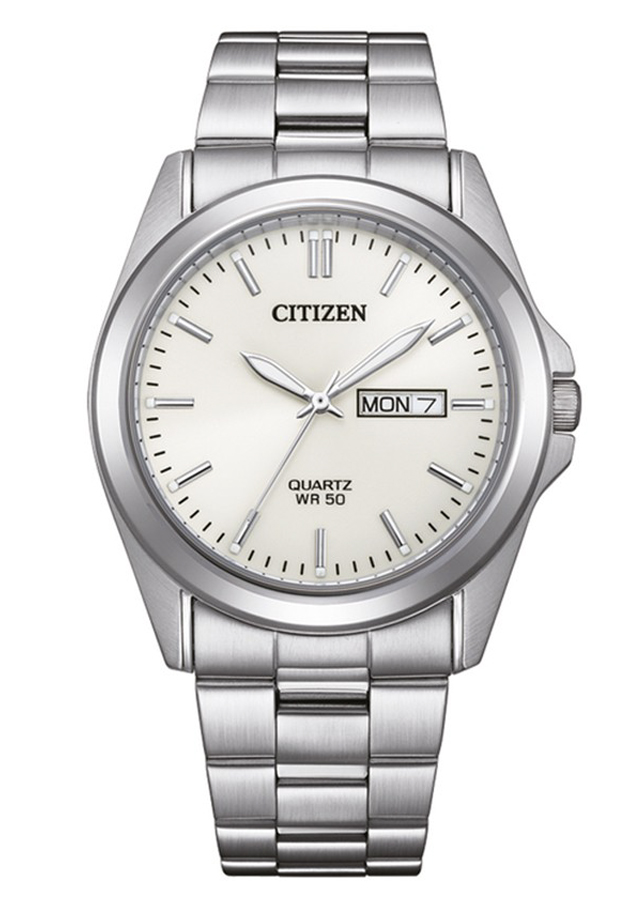 Đồng Hồ Nam Citizen Dây Thép Không Gỉ BF0581-54A - Mặt Trắng (39.4mm)