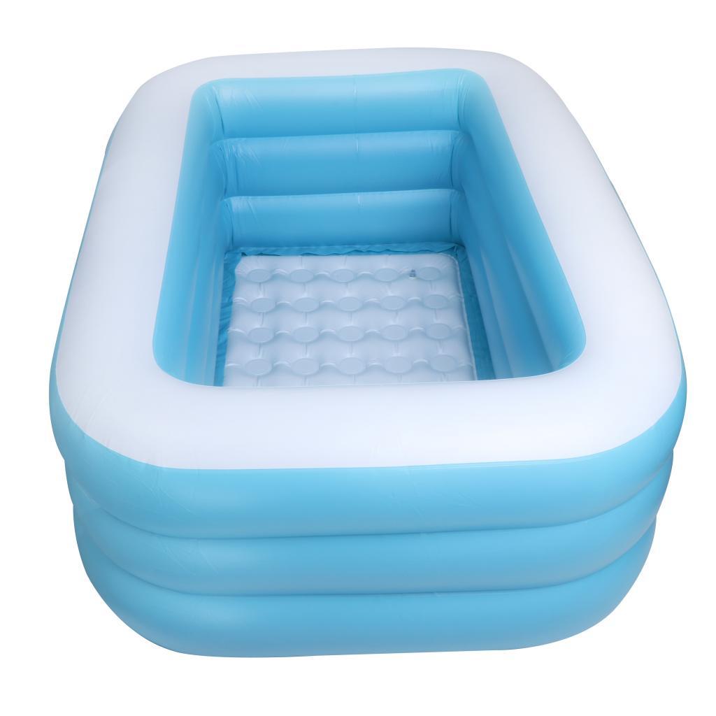 Inflatable Swimming Pool Outdoor Family Inflatable Pool with Swimming Ring Boat