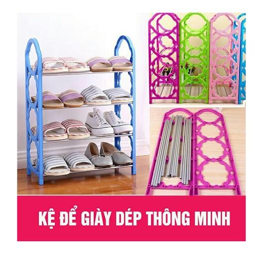 Kệ Để Giày,Dép 4 Tầng Chắc Chắn - Tiện Lợi, Gọn Nhẹ