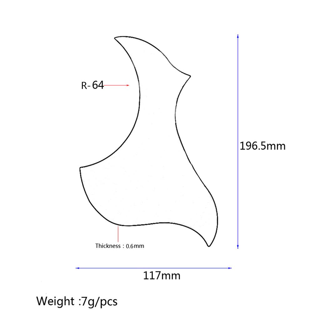 Acoustic Guitar Pickguard Pick Guard Scratch Plate For Acoustic Guitar