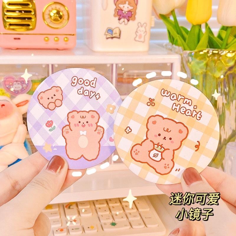 Gương Trang Điểm Cầm Tay Mini Bỏ Túi
