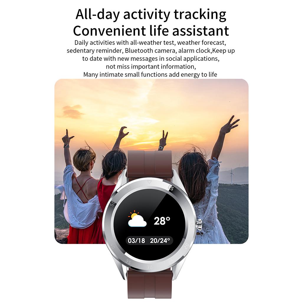 Women Men Bluetooth Smart Watch Wrist Band Sedentary Reminder