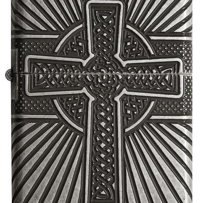 Bật Lửa Zippo Armor Celtic Cross Design 29667