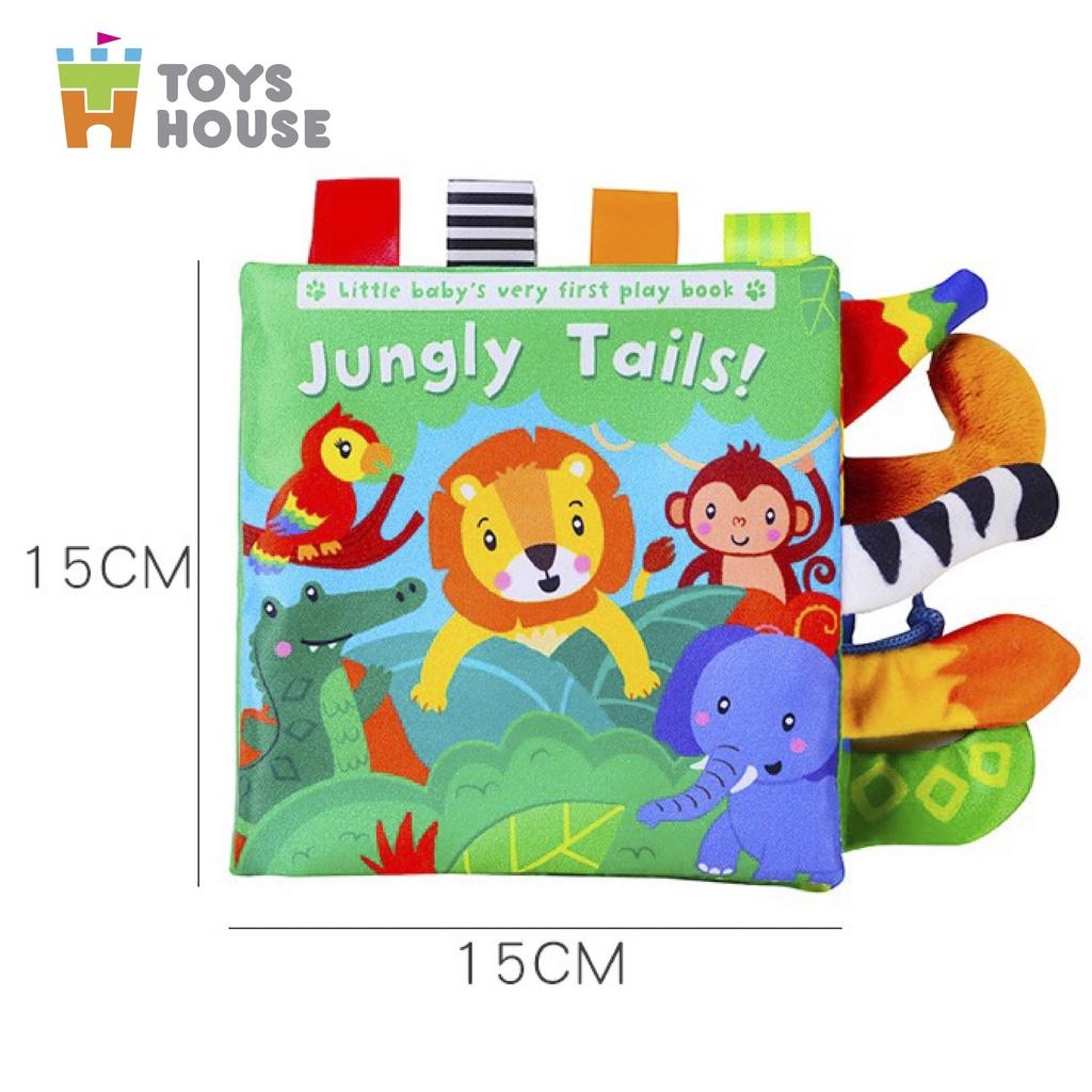 Đồ chơi giáo dục sớm cho trẻ sơ sinh:Sách vải Toyshouse với nhiều chủ đề giúp phát triển đa giác quan cho bé từ sơ sinh