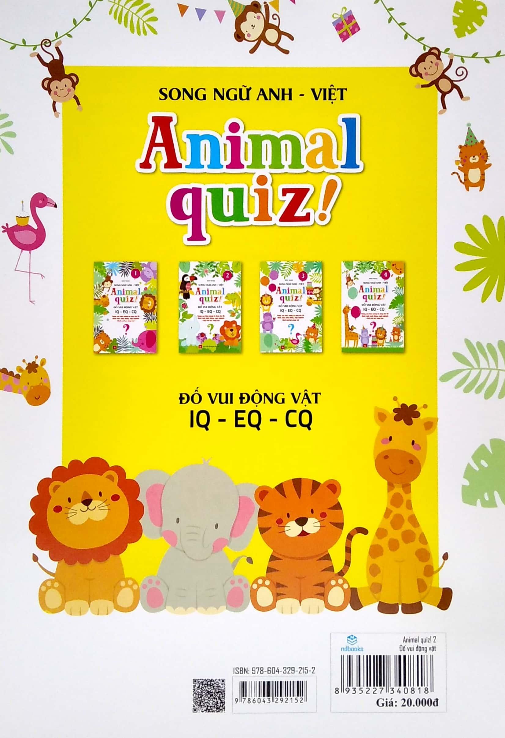 Animal Quiz! - Đố Vui Động Vật IQ - EQ - CQ - Tập 2