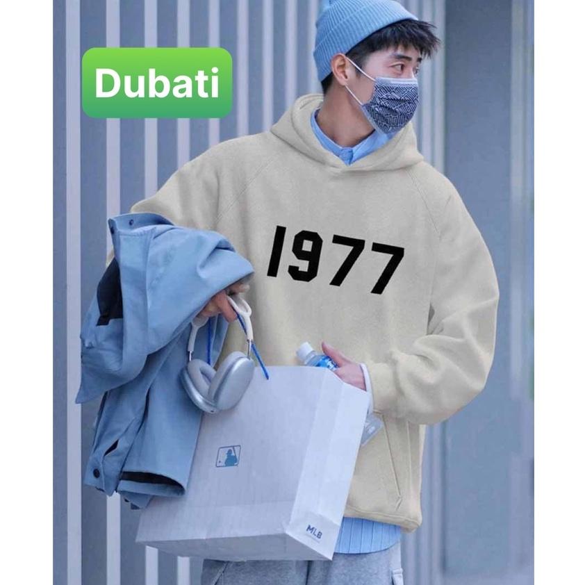 ÁO KHOÁC HOODIE NAM NỮ CHẤT NỈ DÀY PHOM FROM RỘNG 1977 PHONG CÁCH SANG CHẢNH NEW -DUBATI FASHION