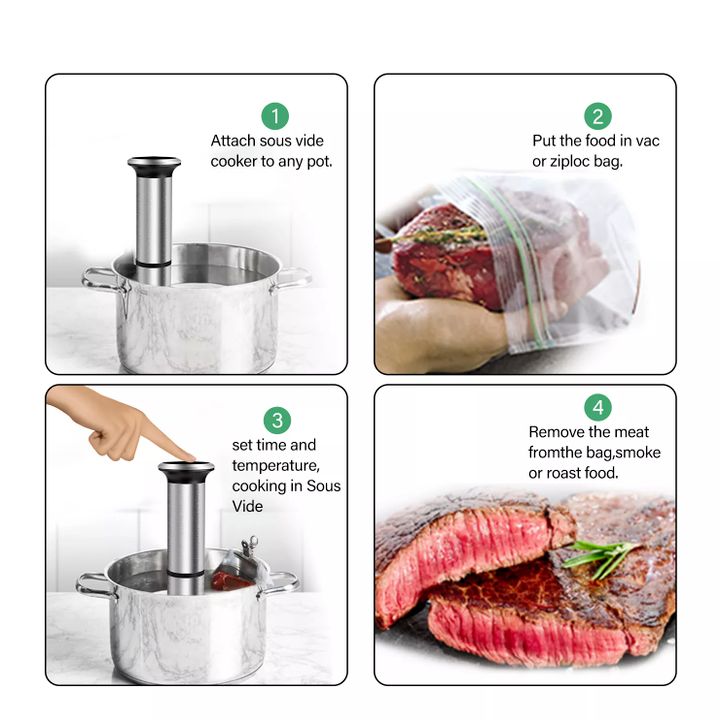 Máy nấu chậm Sous Vide BioloMix SV-8006 - Hàng chính hãng bảo hành 1 năm