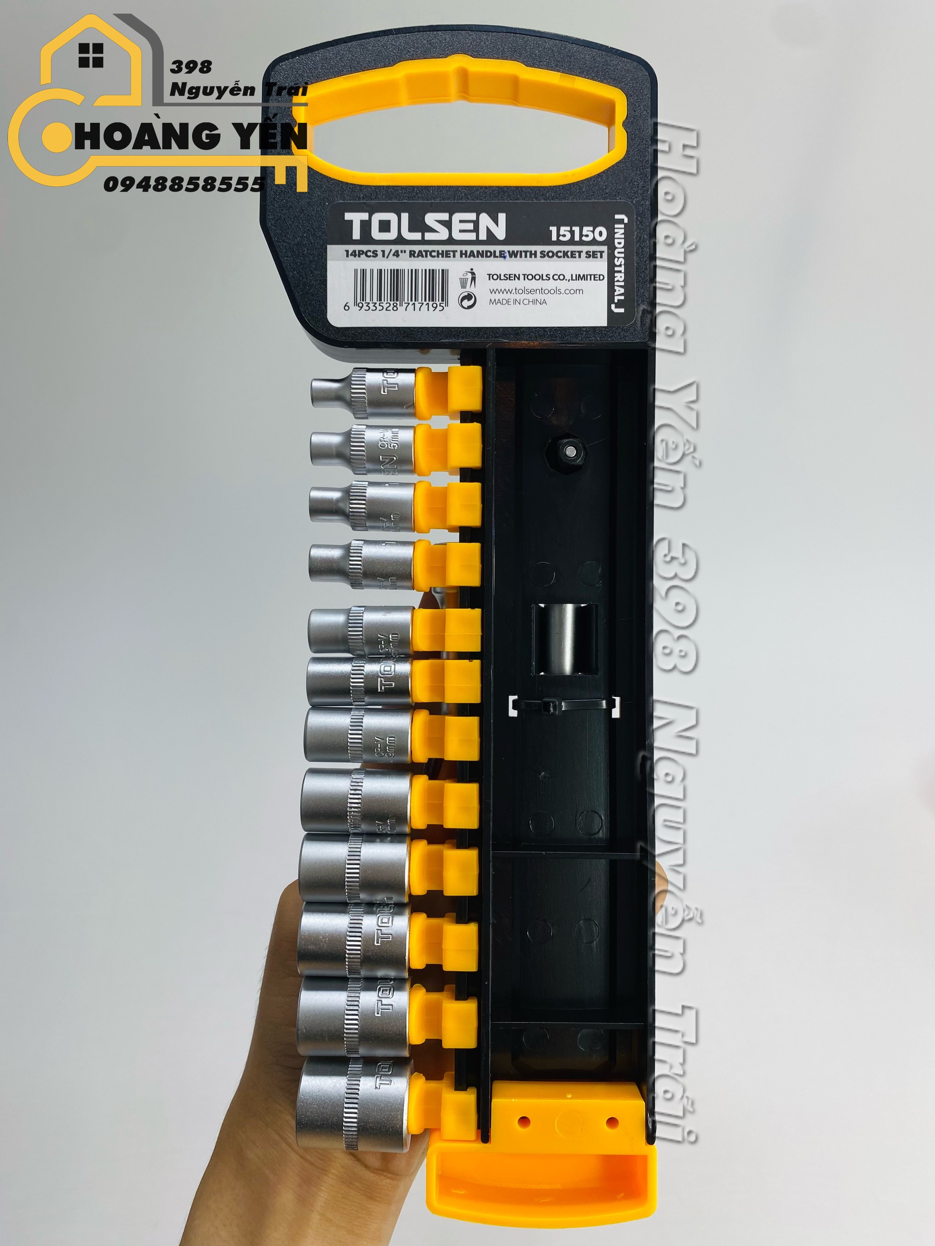 Bộ đầu típ tự động 12 món Tolsen 15152 - Bạc