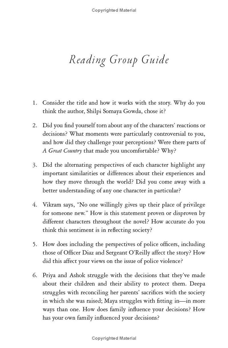 Sách ngoại văn: A Great Country