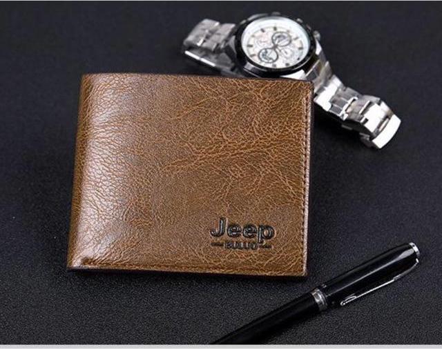 Ví da nam Jeep thời trang