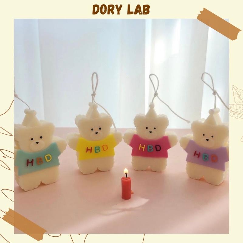Nến Thơm Sweet Bear Happy Birthday, Quà Tặng Sinh Nhật - Dory Lab