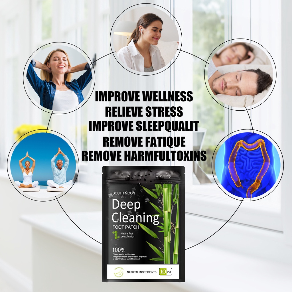 Miếng Dán Bàn Chân Giúp Thải Độc Detox Plus 20pcs - Sử dụng thường xuyên cho kết quả tốt nhất