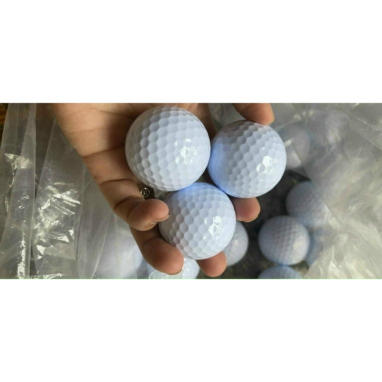 Bóng golf nổi 2 lớp cao su ngoài trời tập chơi túi 10 quả shop GOLF PRO BL007