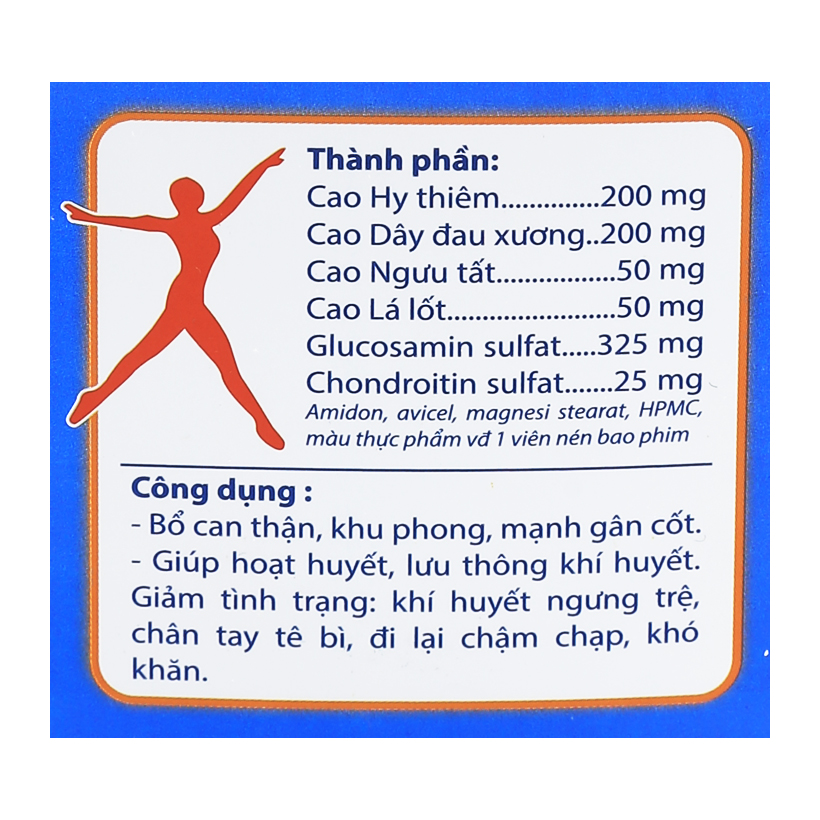 Thực phẩm chức năng Phong đau xương khớp Tê Tê dành cho người đau xương khớp