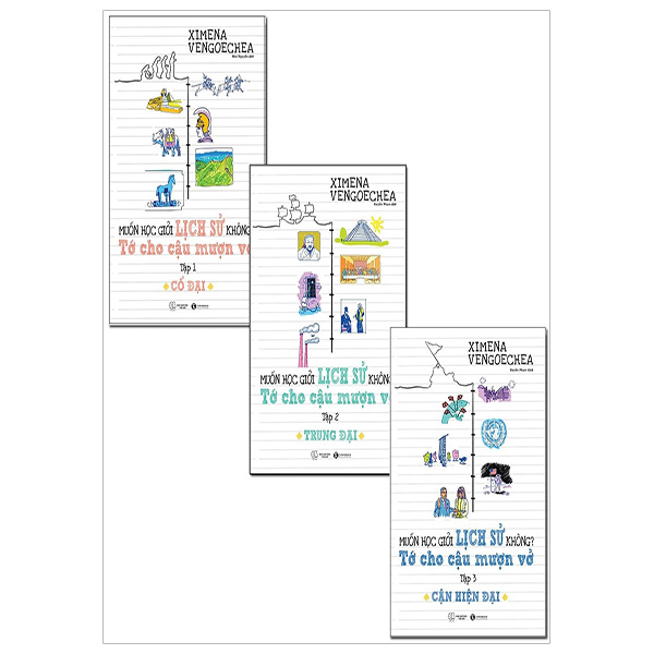 Combo Muốn Học Giỏi Lịch Sử Không? Tớ Cho Cậu Mượn Vở (Bộ 3 Cuốn)