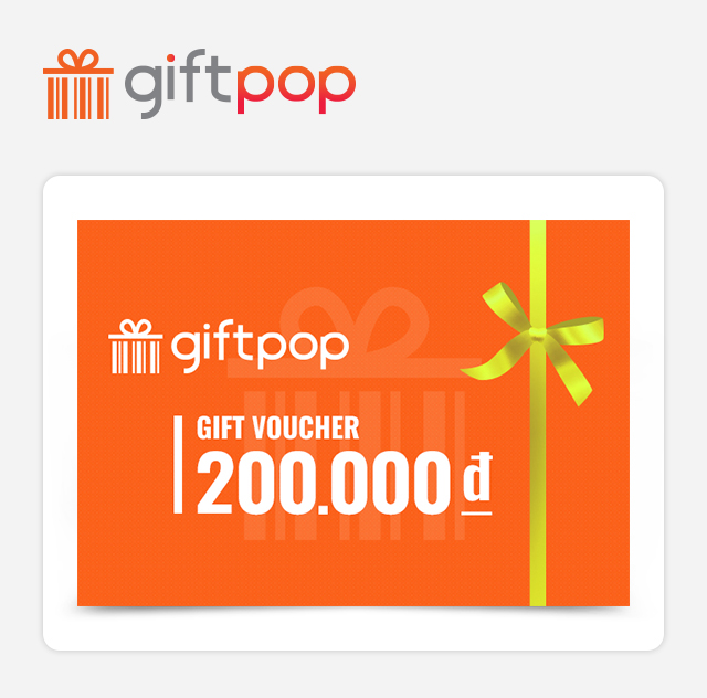 Giftpop - Phiếu Quà tặng Giftpop 200K