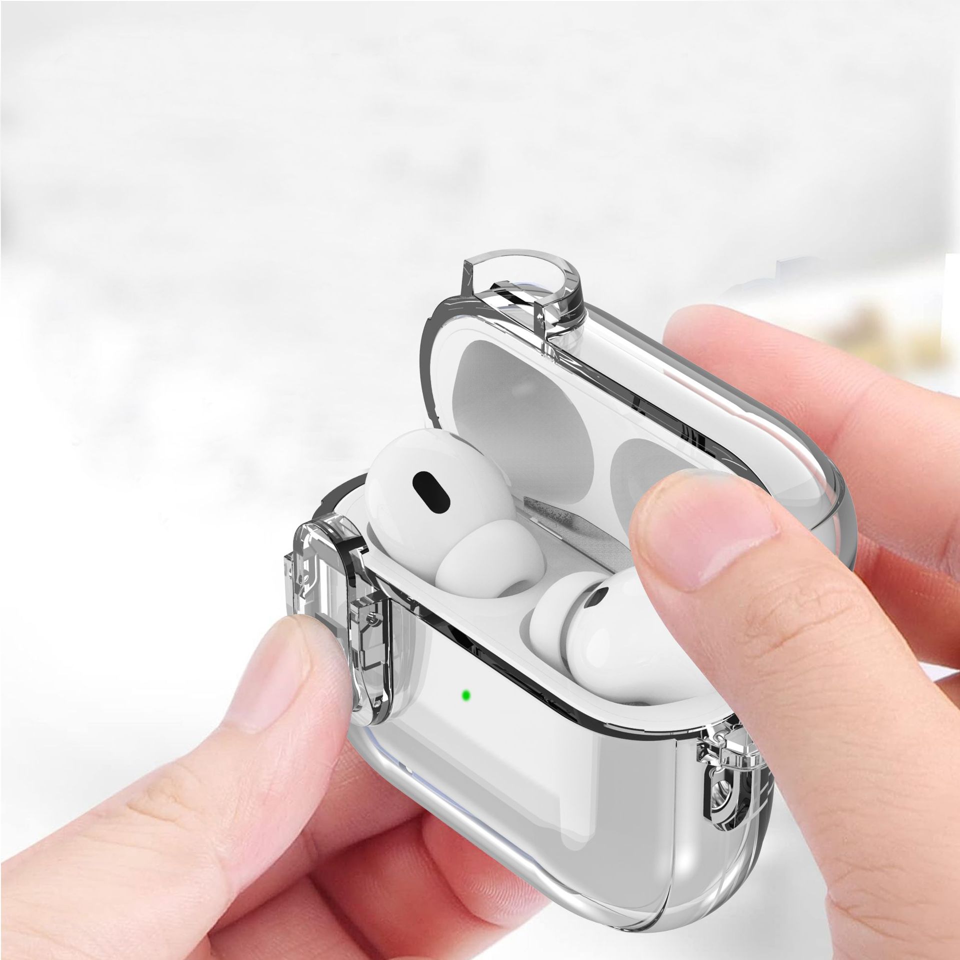 Ốp Case bảo vệ Kai.N Crystal Lock cho Airpods Pro/ Airpods Pro 2, Khoá An Toàn, Chống Sốc_ Hàng chính hãng