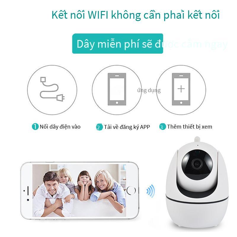 Máy lắc đầu đặc biệt theo dõi hình người video độ nét cao ứng dụng di động giám sát camera không dây tại nhà xoay lắc đầu máy ảnh