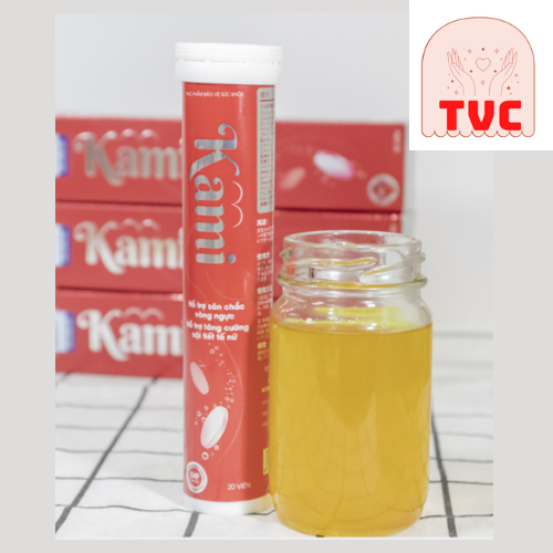 [Combo 3 hộp tặng 1 hộp]  Viên Sủi Kami - Giúp Tăng Kích Thước Vòng 1, Cân Bằng Nội Tiết Nữ