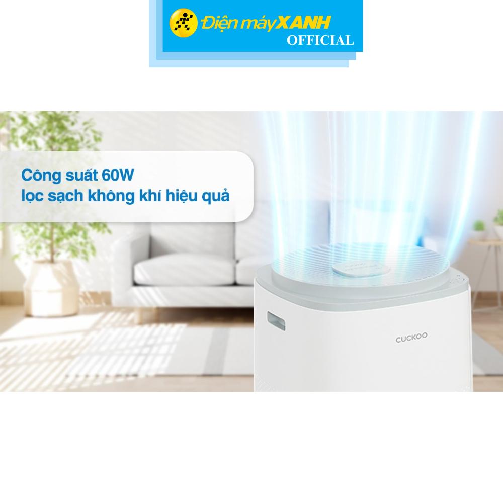 Máy lọc không khí Cuckoo CAC-K1910FW 60W - Hàng Chính Hãng