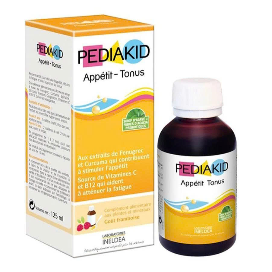 Siro Hỗ Trợ Ăn Ngon Cho Bé Pediakid Appetit Tonus Giúp Bé Tiêu Hóa Khỏe 125ml