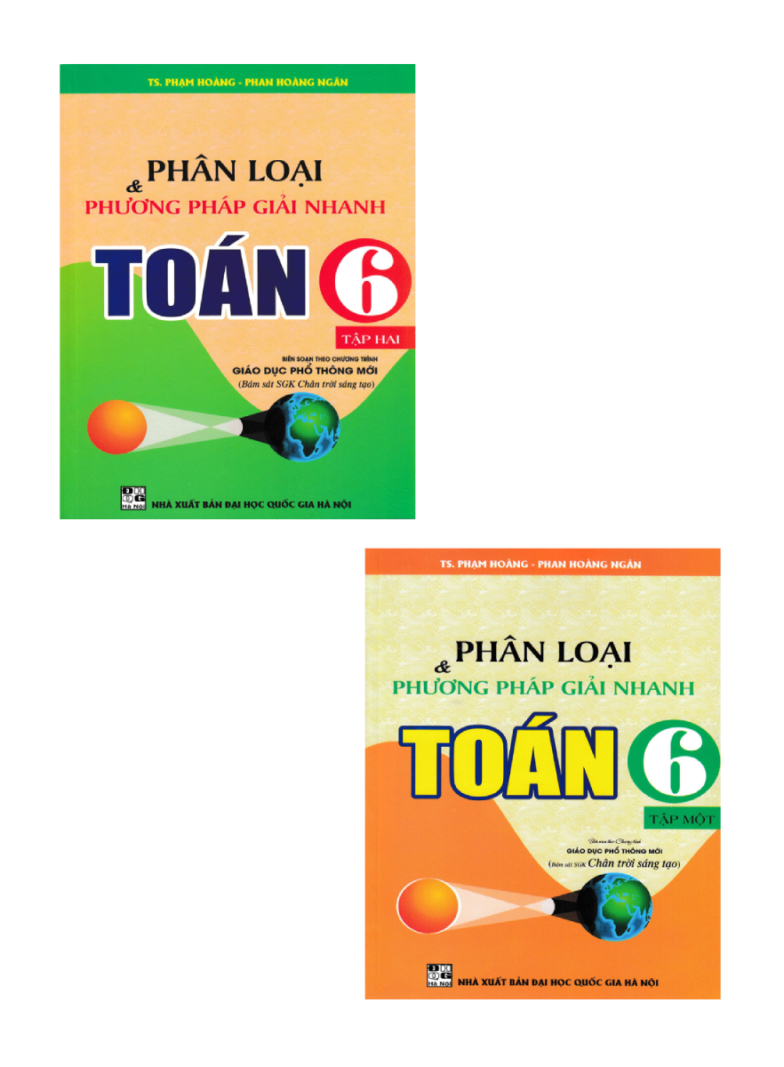 Sách - combo phân loại và phương pháp giải nhanh toán 6