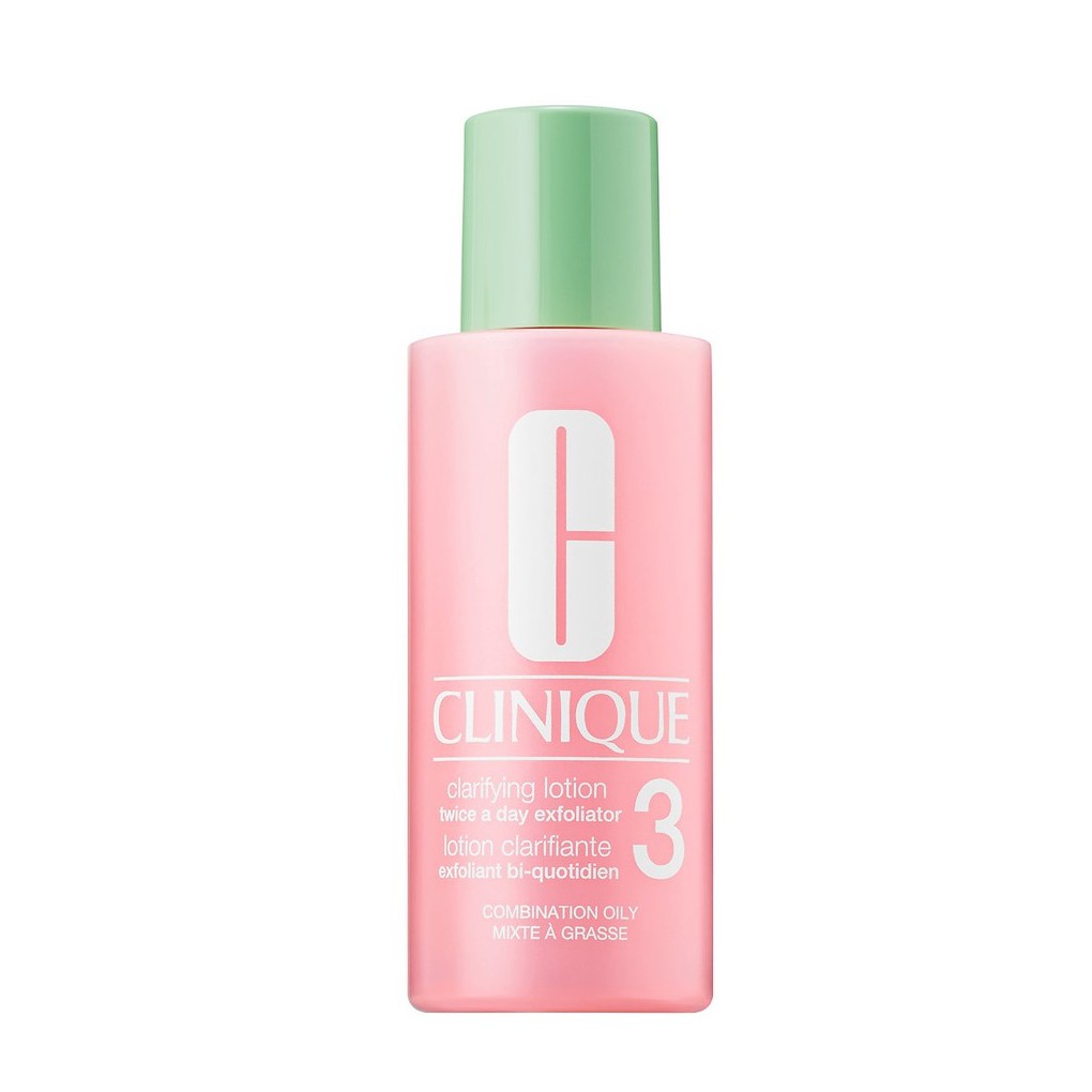 Combo 3 Chai Nước Thanh Tẩy Da Hỗn Hợp Clinique Clarifying Lotion Twice A Day Exfoliator 3 60ml - Minisize