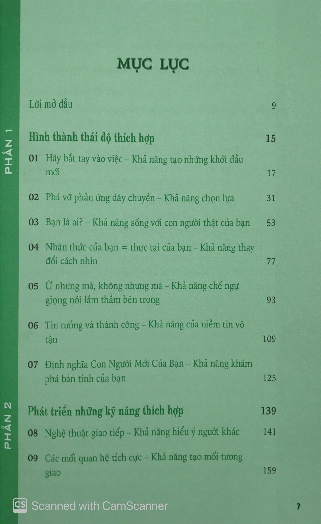 Sách Thay Đổi Tư Duy, Thay Đổi Cuộc Sống (Tái Bản)