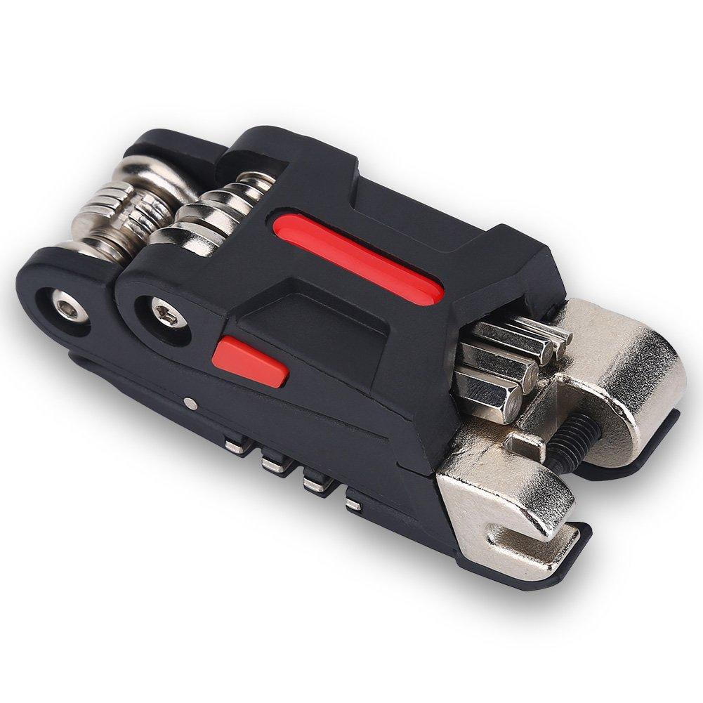 19 Trong 1 xe đạp công cụ đa, công cụ đa chức năng để xe đạp bảo dưỡng xe đạp di động đáng tin cậy, được thiết kế để tồn tại và dễ sử dụng