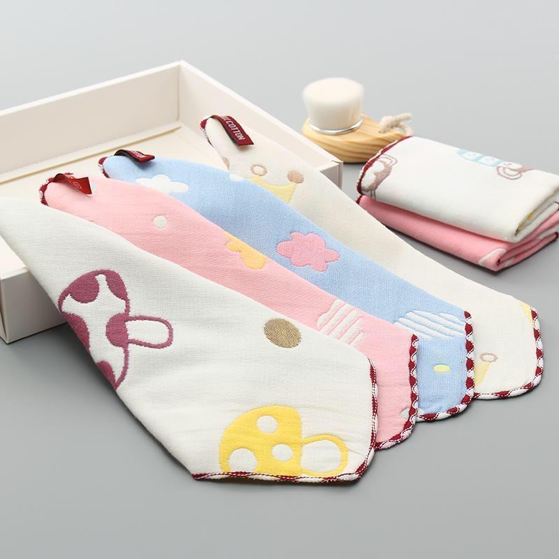 Sét 5 Khăn Sữa Xô Rửa Mặt 6 Lớp Cho Bé