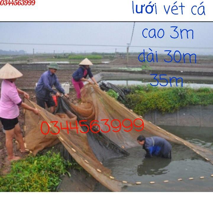 Lưới Quét cá - Dài 30m, 35m cao 3m0