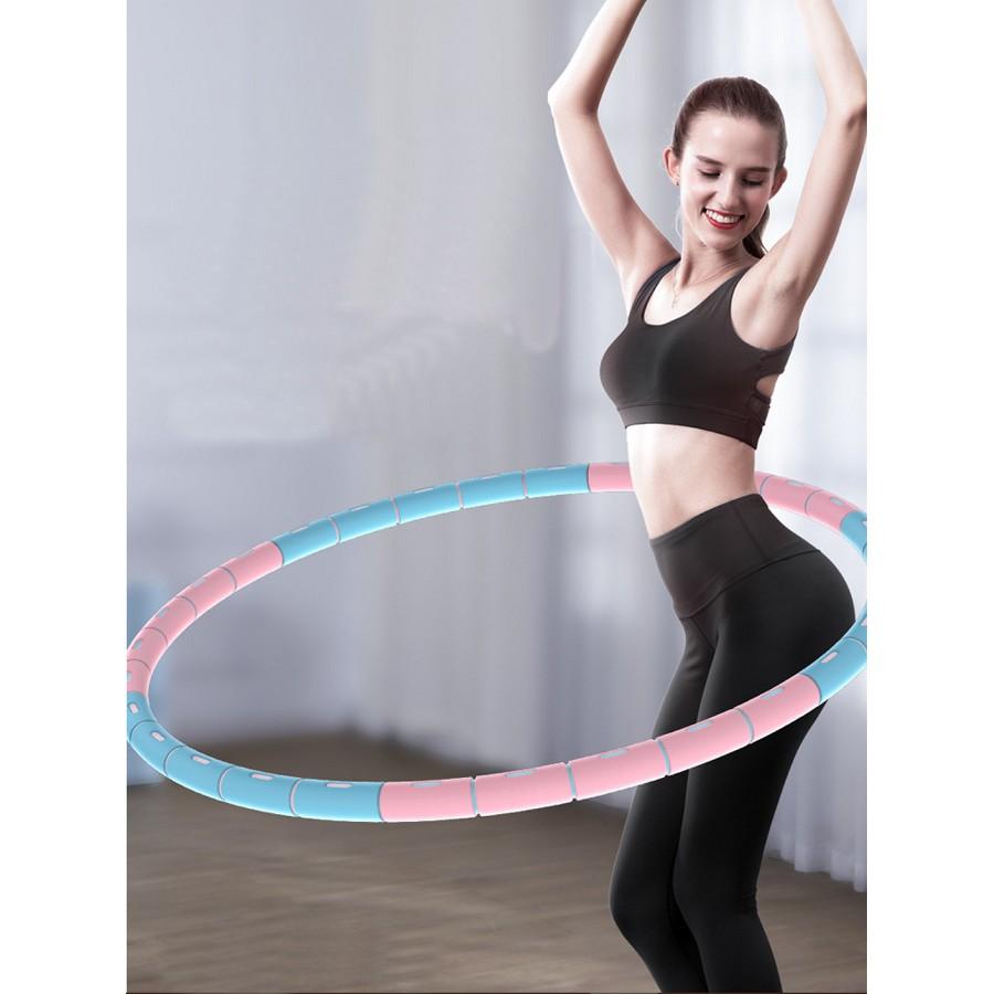 Vòng lắc eo Hula hoop, vòng lắc eo giảm mỡ bụng hiệu quả