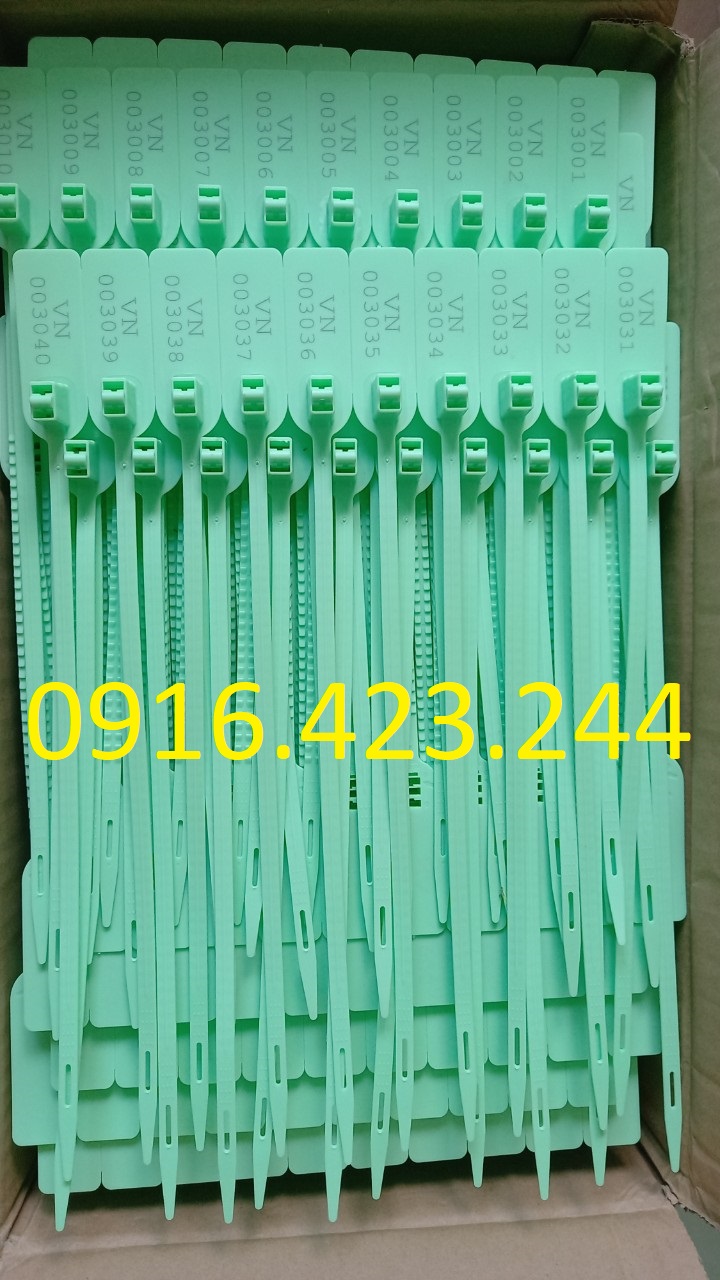 COMBO 100 chiếc niêm phong nhựa dẹt 2 lõi khoá cao cấp dài 35cm