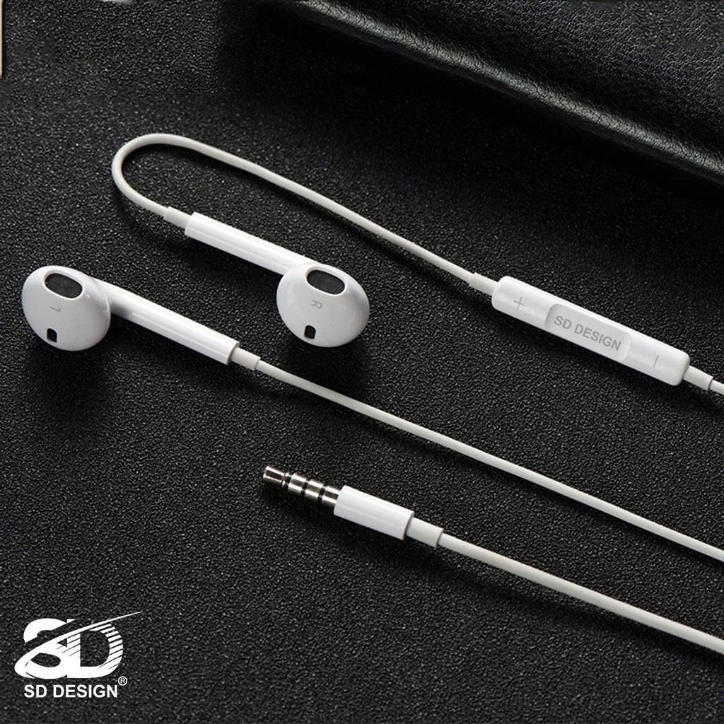 Tai nghe nhét tai SD X15 và H6 dùng cho các dòng điện thoại jack 3.5mm,có mic bảo hành 1 đổi 1