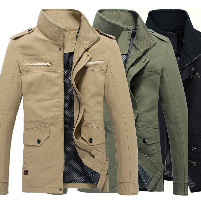 Áo khoác kaki nam 2 lớp mẫu