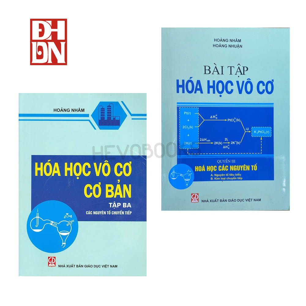 Combo Hóa học vô cơ cơ bản tập 3 + Bài tập