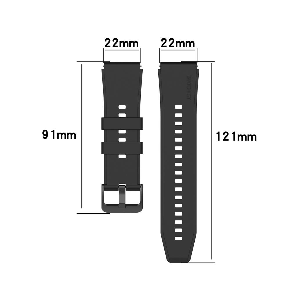 Dây Đeo Silicon 22mm Cho Đồng Hồ Thông Minh Huami Amazfit Stratos 2 2s 3 Pace