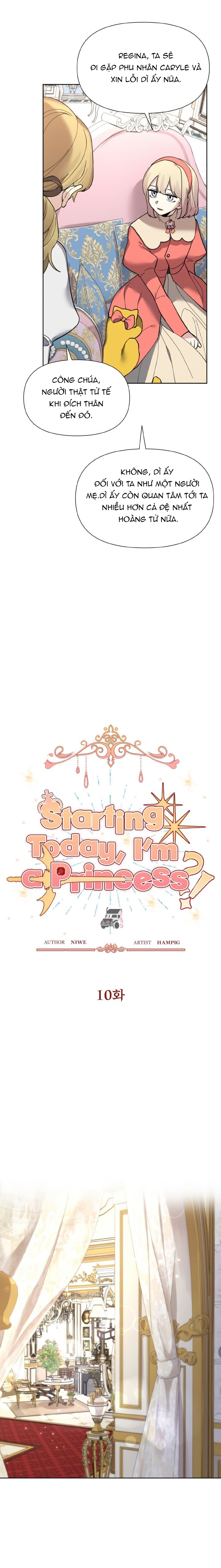 từ hôm nay trở đi, ta sẽ là công chúa sao? chapter 10.2 13