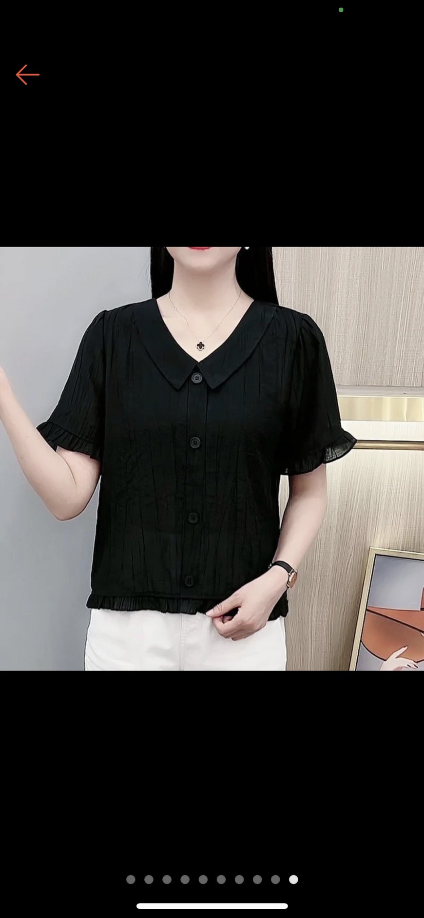 Áo sơ mi nữ tay ngắn, áo kiểu nữ, chất liệu Đũi mềm mát, form trẻ trung, năng động NeSa Shop