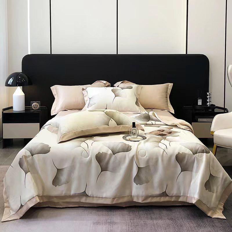 Bộ chăn ga lụa thái cao cấp chuẩn nhập