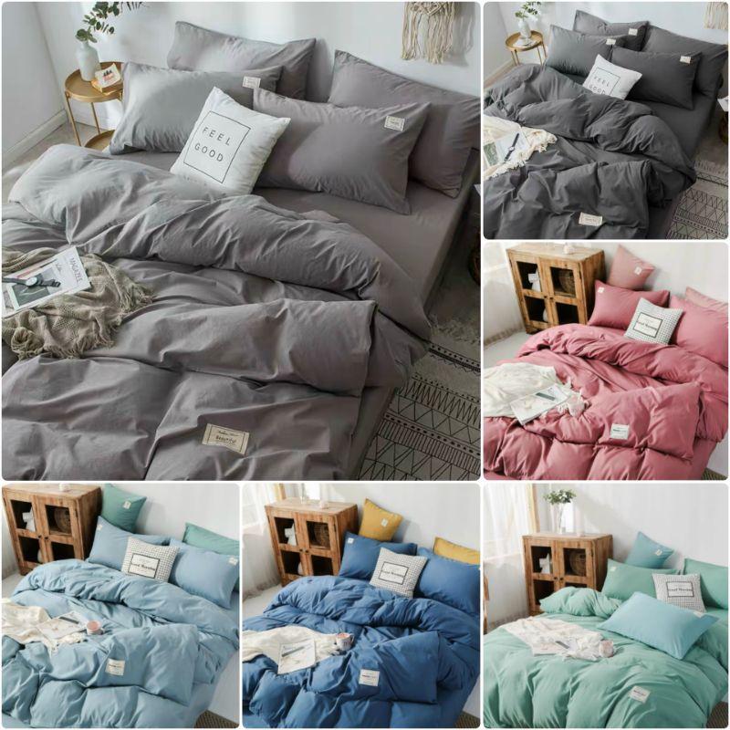 Bộ chăn ga gối Cotton Tici full màu cao cấp GenZ Bedding, chăn ga Hàn Quốc, miễn phí bo chun drap ga giường theo yêu cầu