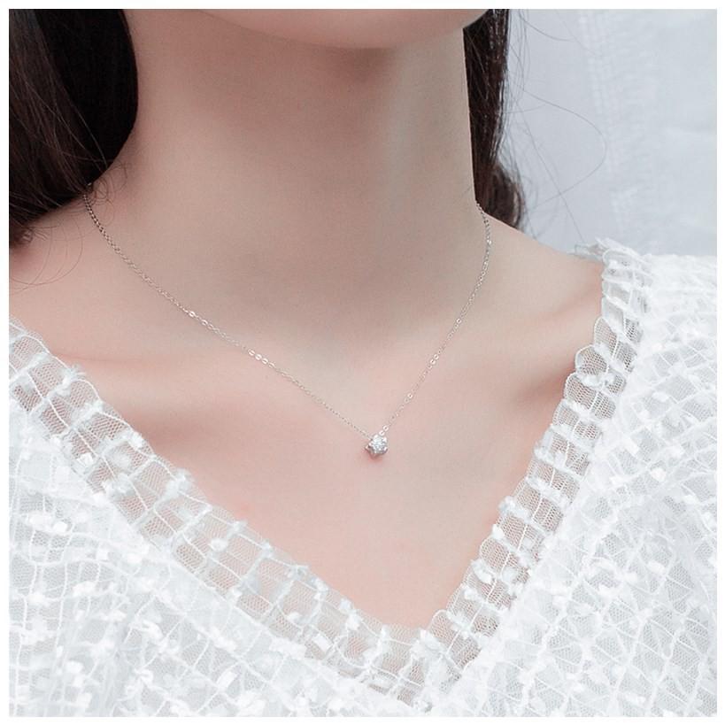 Dây Chuyền Nữ Bạc 925 Trăng Sao Đeo Được Nhiều Kiểu