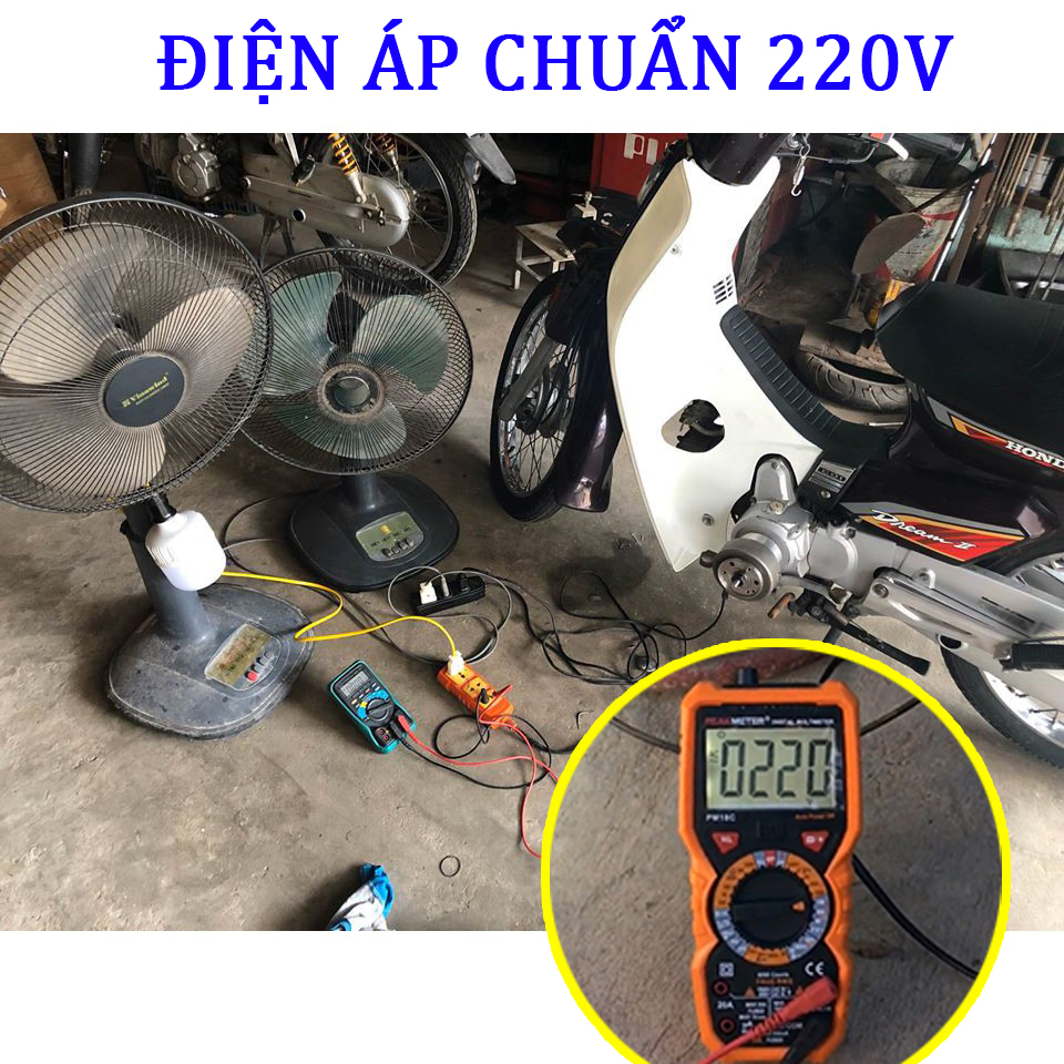 Động Cơ Phát Điện 220V dùng Trên Xe Máy