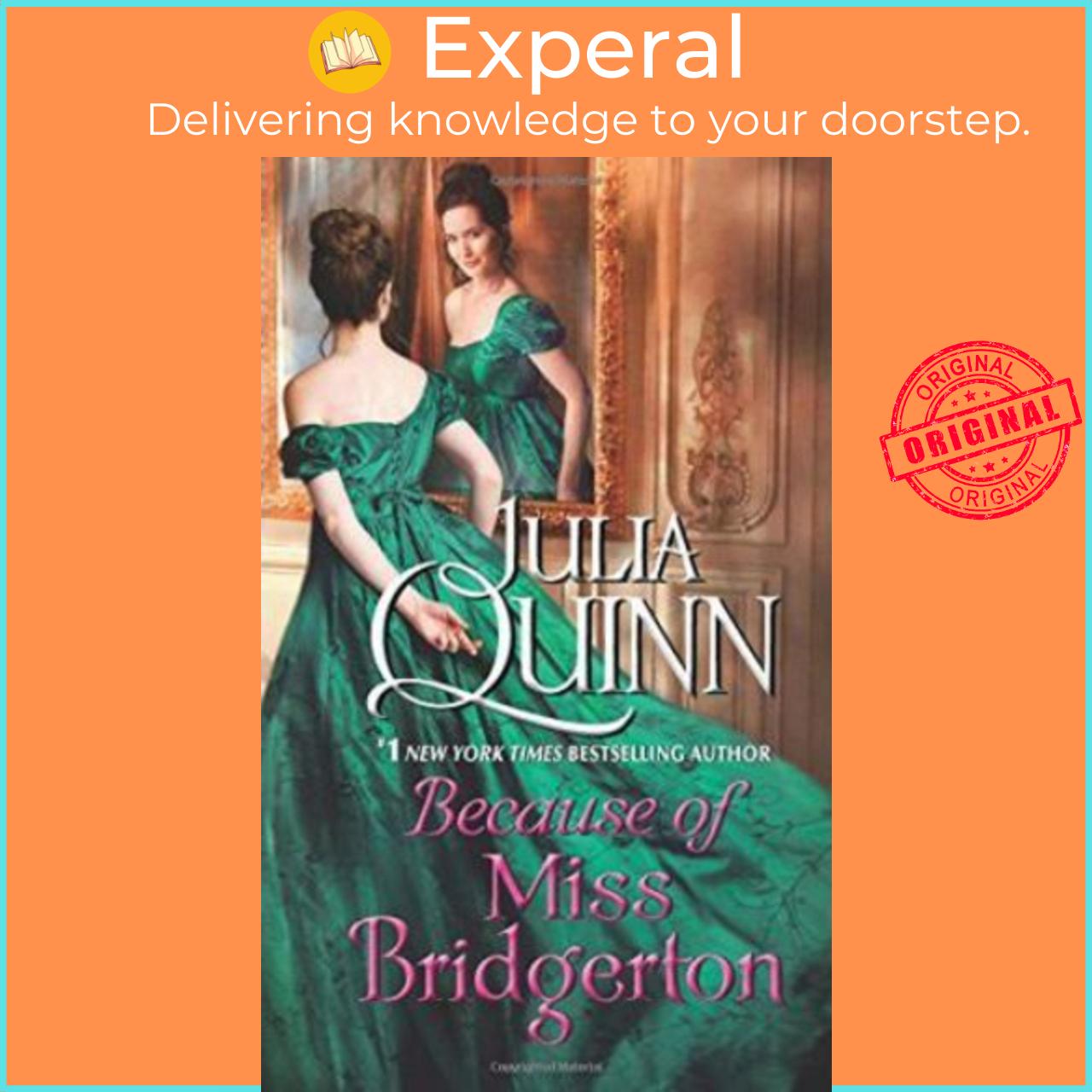 Sách - Because Of Miss Bridgerton By Julia Quinn Us Edition, Paperback