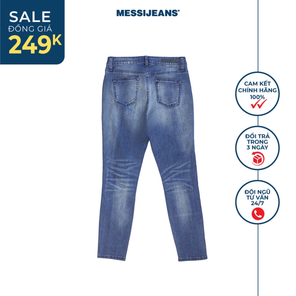Quần jean lửng nữ ống ôm MESSI SJW-704-18