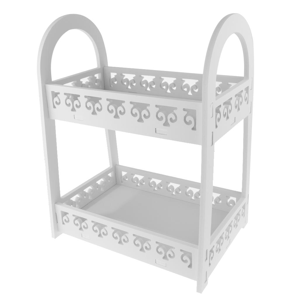 Shelf Storage Organiser -Home Bathroom, Bedroom, Kitchen,Office Display Rack