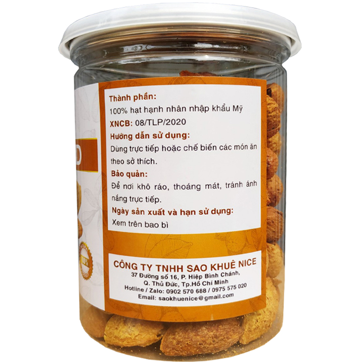 HẠT DẺ CƯỜI VÀ HẠT HẠNH NHÂN NHẬP KHẨU THƯƠNG HIỆU SK FOOD - MỖI HŨ 250G