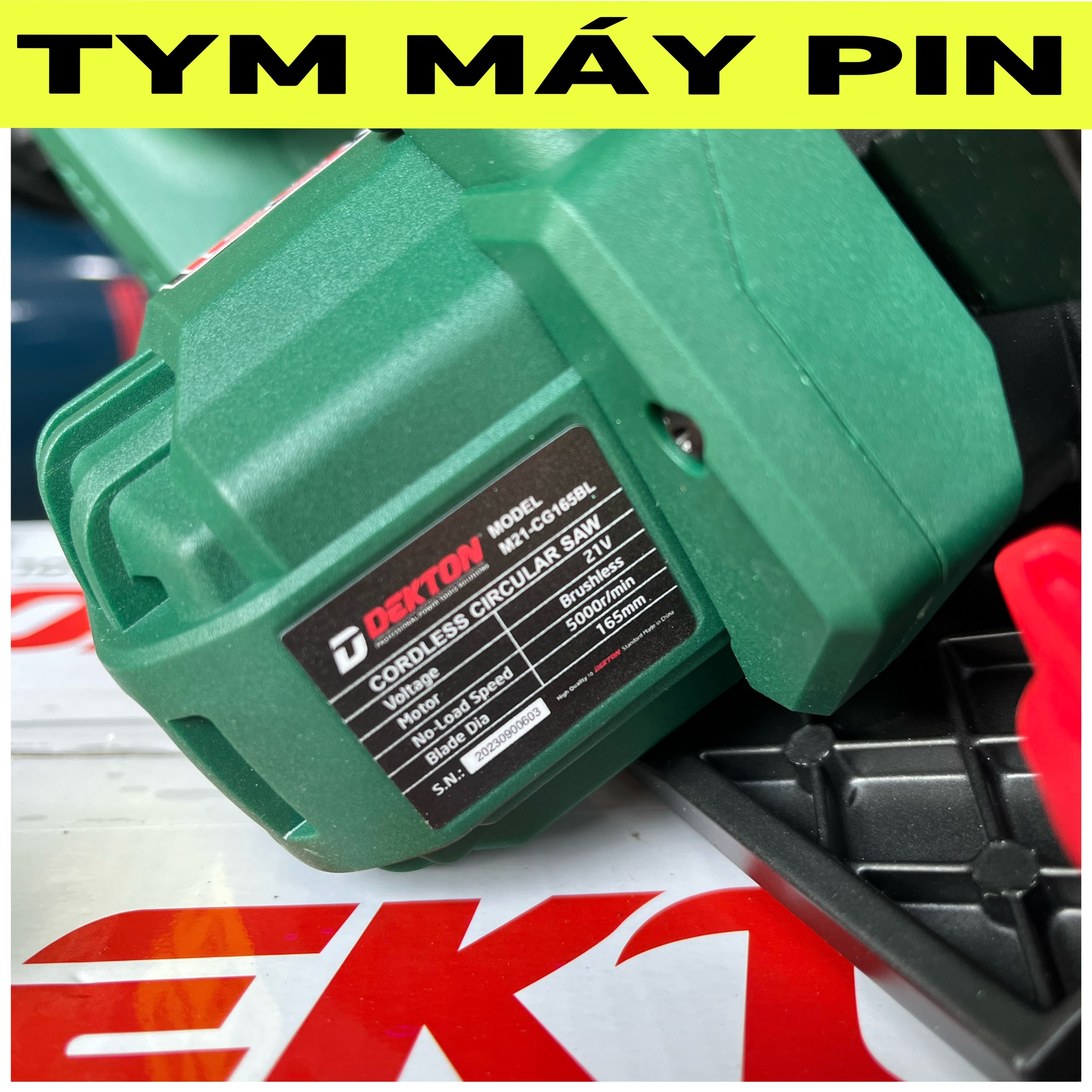 Máy cưa gỗ dùng pin 21v Dekton M21- CG165BL – TYM MAY PIN